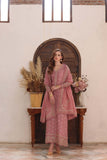 Noor by Saadia Asad Embroidered Linen Unstitched 3Pc Suit D-03 Aveline