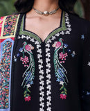 Republic Womenswear Amaris Unstitched Karandi 3Pc Suit D-11 Aveline