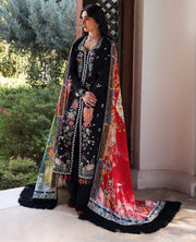 Republic Womenswear Amaris Unstitched Karandi 3Pc Suit D-11 Aveline