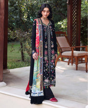 Republic Womenswear Amaris Unstitched Karandi 3Pc Suit D-11 Aveline
