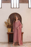 Noor by Saadia Asad Embroidered Linen Unstitched 3Pc Suit D-03 Aveline