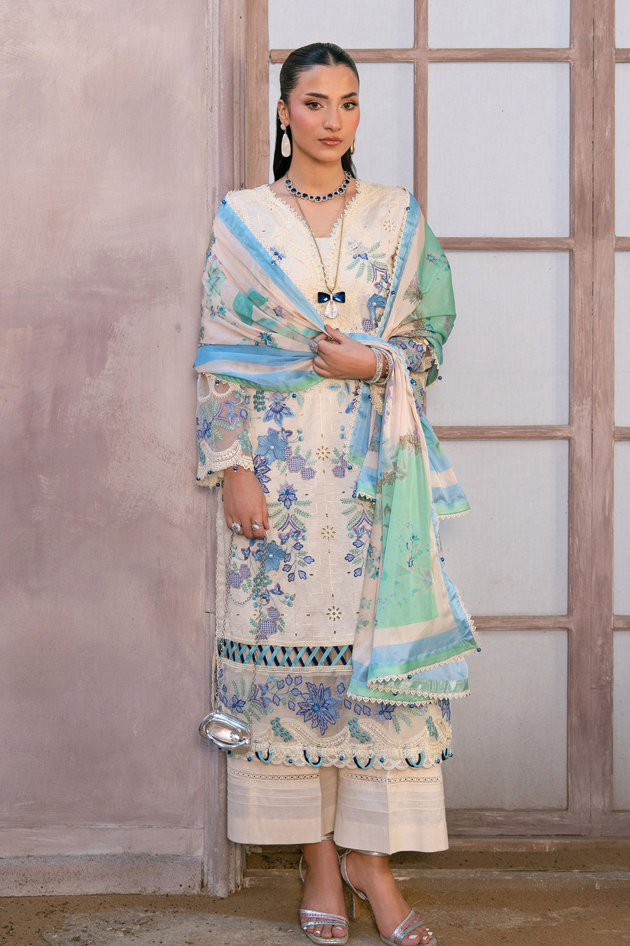 Zivah Apparel Bloom Haven Ready to Wear Luxury Lawn 3Pc Suit - Avenor