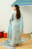 Zarposh Sundaze Embroidered Luxury Lawn Unstitched 3Pc Suit - AVYA