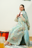 Zarposh Sundaze Embroidered Luxury Lawn Unstitched 3Pc Suit - AVYA