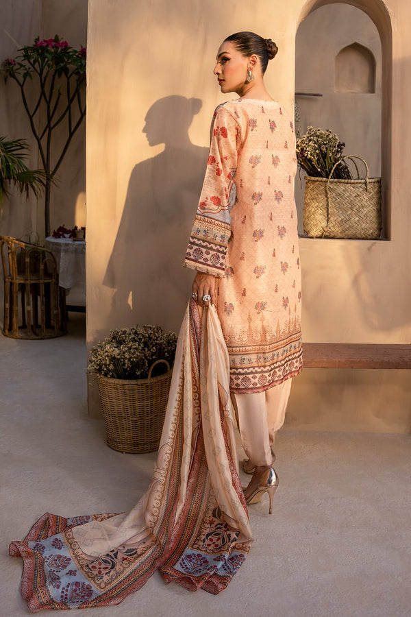 Afshan by Zoya & Fatima Embroidered Monark 4Pc Suit - Ayezel