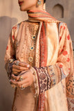 Afshan by Zoya & Fatima Embroidered Monark 4Pc Suit - Ayezel