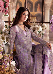 Maahi by Kanwal Malik Embroidered Organza Unstitched 3Pc Suit - AYLA