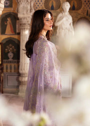 Maahi by Kanwal Malik Embroidered Organza Unstitched 3Pc Suit - AYLA