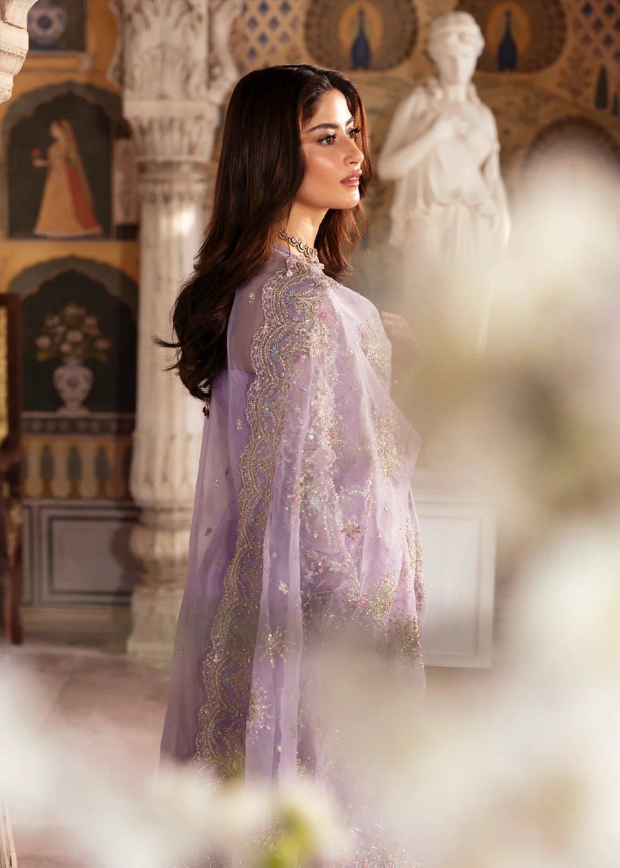 Maahi by Kanwal Malik Embroidered Organza Unstitched 3Pc Suit - AYLA
