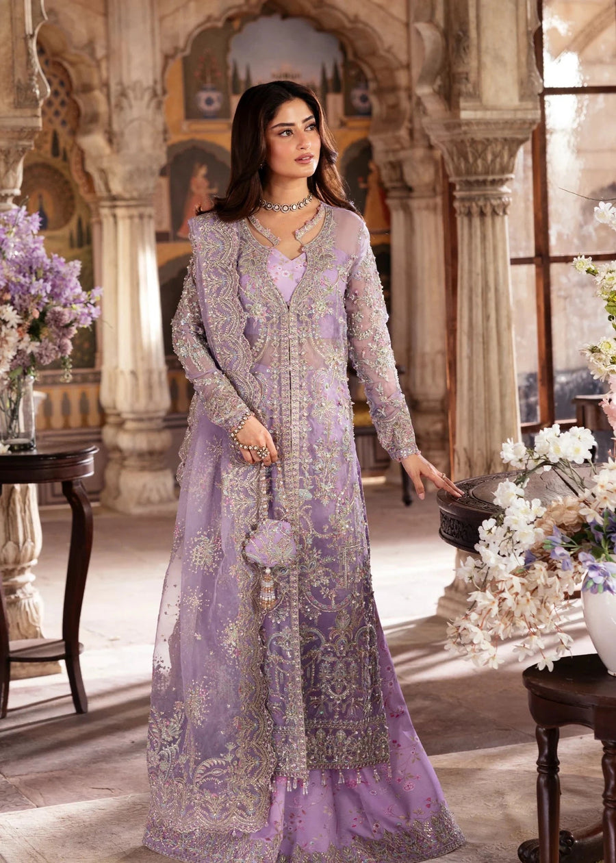 Maahi by Kanwal Malik Embroidered Organza Unstitched 3Pc Suit - AYLA