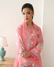 Roheenaz Eclat Gerden Printed Lawn Unstitched 3Pc Suit - AZALEA GRACE