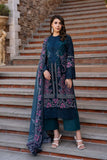 Afrozeh Damask The Holiday Unstitched Lawn 3Pc Suit AL-25-V2-10B AZRINA