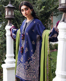 Republic Womenswear Amaris Unstitched Khaddar 3Pc Suit D-01 Azura