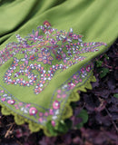 Republic Womenswear Amaris Unstitched Khaddar 3Pc Suit D-01 Azura