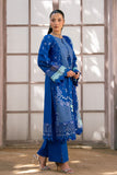 Zivah Apparel Bloom Haven Ready to Wear Luxury Lawn 3Pc Suit - Azurae