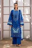 Zivah Apparel Bloom Haven Ready to Wear Luxury Lawn 3Pc Suit - Azurae