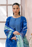 Zivah Apparel Bloom Haven Ready to Wear Luxury Lawn 3Pc Suit - Azurae