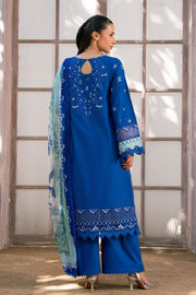 Zivah Apparel Bloom Haven Ready to Wear Luxury Lawn 3Pc Suit - Azurae