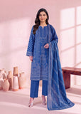 Zeenia Marina Digital Printed Dhanak Marina Unstitched 3Pc Suit JS-10 Azure