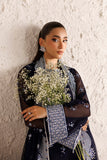 Farasha Luxury Formal Embroidered Chiffon Unstitched 3Pc Suit - Azurelle