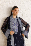 Farasha Luxury Formal Embroidered Chiffon Unstitched 3Pc Suit - Azurelle