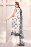 Gul Ahmed Black & White Printed Lawn Unstitched 3Pc Suit B-32026