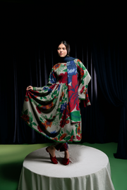 Feathers Digital Printed Dhanak Unstitched 3Pc Suit BANO-FT422