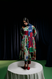 Feathers Digital Printed Dhanak Unstitched 3Pc Suit BANO-FT422
