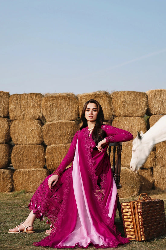 AZURE Luxury Eid Lawn Unstitched Embroidered 3Pc Suit - Barbella