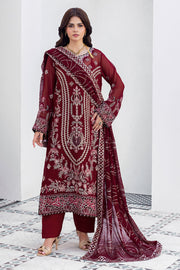 Ramsha Sonehri Vol-03 Embroidered Chiffon Unstitched 3Pc Suit BB-301