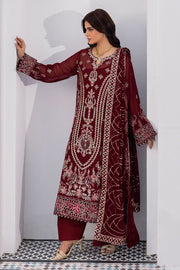 Ramsha Sonehri Vol-03 Embroidered Chiffon Unstitched 3Pc Suit BB-301