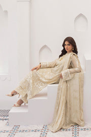 Ramsha Sonehri Vol-03 Embroidered Chiffon Unstitched 3Pc Suit BB-302