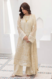 Ramsha Sonehri Vol-03 Embroidered Chiffon Unstitched 3Pc Suit BB-302