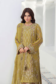 Ramsha Sonehri Vol-03 Embroidered Chiffon Unstitched 3Pc Suit BB-304