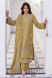 Ramsha Sonehri Vol-03 Embroidered Chiffon Unstitched 3Pc Suit BB-304