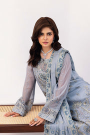 Ramsha Sonehri Vol-03 Embroidered Chiffon Unstitched 3Pc Suit BB-308