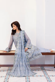 Ramsha Sonehri Vol-03 Embroidered Chiffon Unstitched 3Pc Suit BB-308