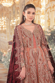 Maria.B Mbroidered Fabrics Unstitched Wedding Formal 3Pc Suit BD-2701