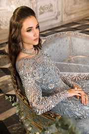 Maria.B Mbroidered Fabrics Unstitched Wedding Formal 3Pc Suit BD-2702