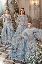 Maria.B Mbroidered Fabrics Unstitched Wedding Formal 3Pc Suit BD-2702
