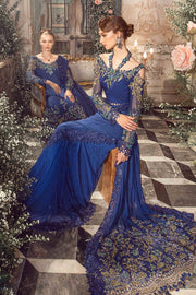 Maria.B Mbroidered Fabrics Unstitched Wedding Formal 3Pc Suit BD-2704