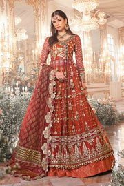 Maria.B Mbroidered Fabrics Unstitched Wedding Formal 3Pc Suit BD-2705