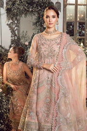 Maria.B Mbroidered Fabrics Unstitched Wedding Formal 3Pc Suit BD-2706