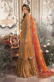 Maria.B Mbroidered Fabrics Unstitched Wedding Formal 3Pc Suit BD-2707
