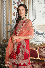 Maria.B Mbroidered Fabrics Unstitched Wedding Formal 3Pc Suit BD-2708