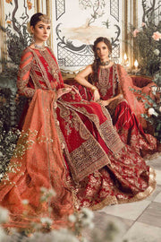 Maria.B Mbroidered Fabrics Unstitched Wedding Formal 3Pc Suit BD-2708