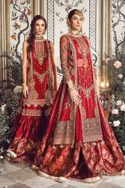Maria.B Mbroidered Fabrics Unstitched Wedding Formal 3Pc Suit BD-2708