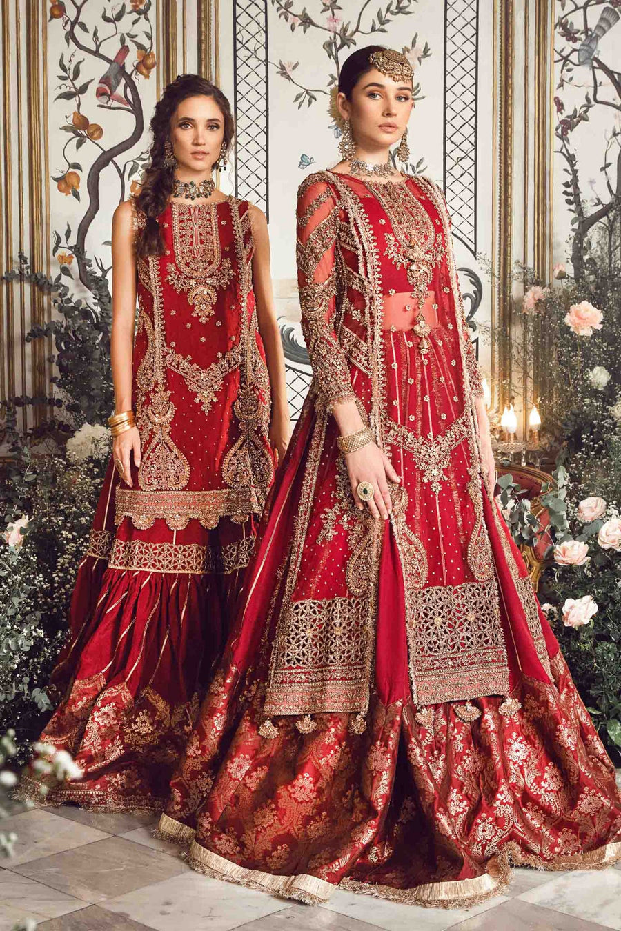 Maria.B Mbroidered Fabrics Unstitched Wedding Formal 3Pc Suit BD-2708
