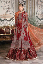 Maria.B Mbroidered Fabrics Unstitched Wedding Formal 3Pc Suit BD-2708
