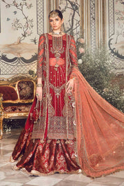 Maria.B Mbroidered Fabrics Unstitched Wedding Formal 3Pc Suit BD-2708
